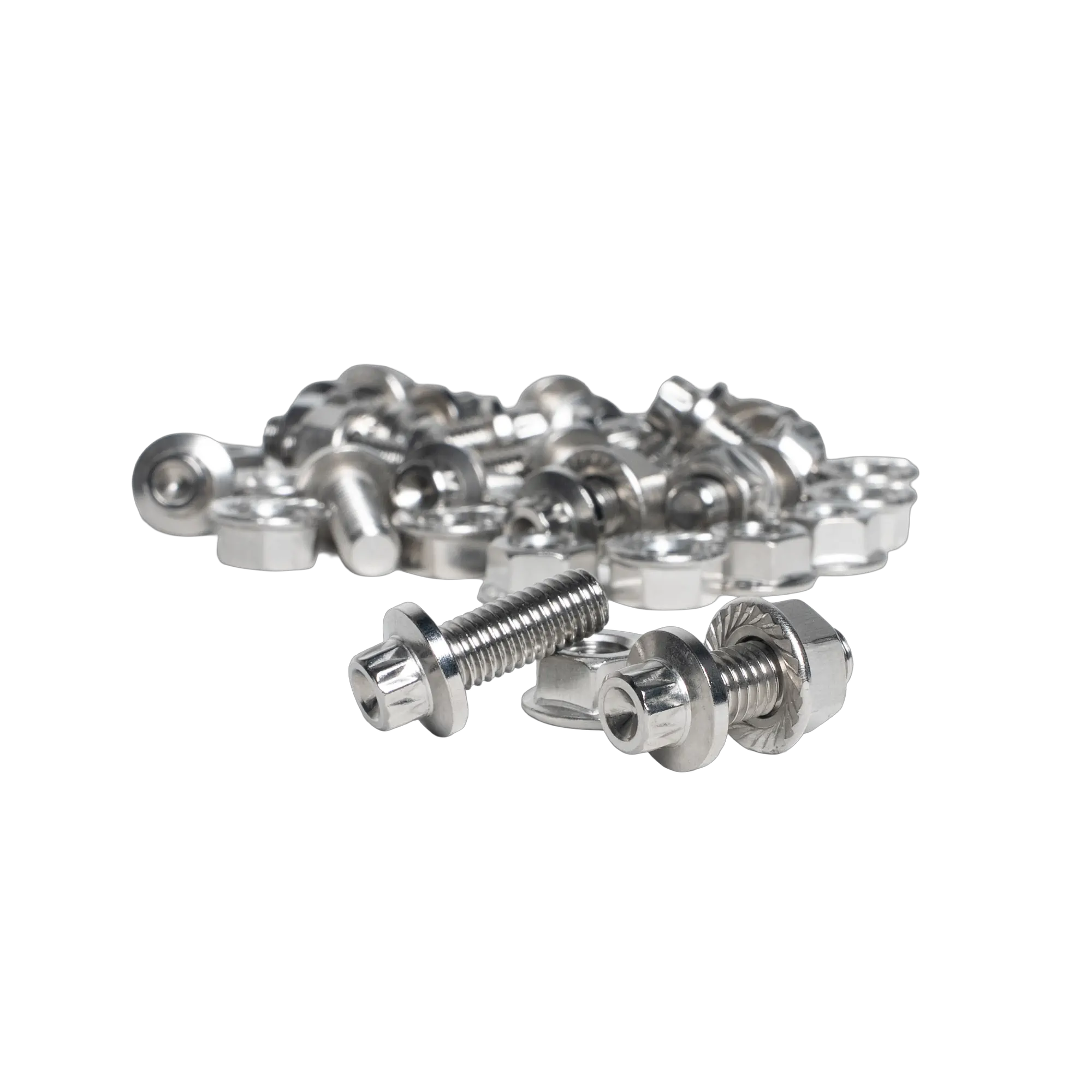 Original Stainless Steel Bolt Set – Replacement Set (20 pcs) incl. Nuts for FF-ONE & FF-THREE